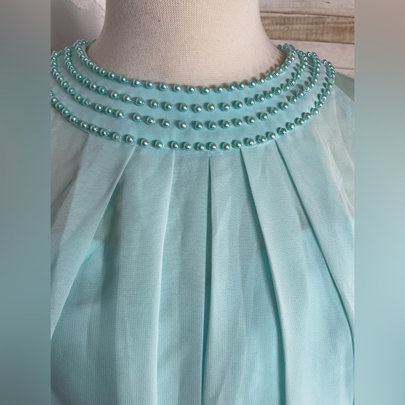 😍Blue Pleated Maxi Skirt for Cocktail Events - Picture 4 of 7